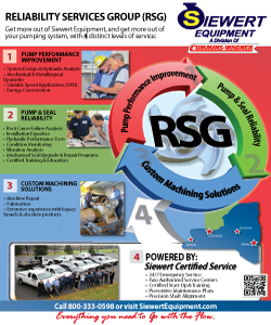 Siewert Equipment Reliability Services Group flyer