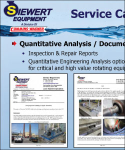 Example of multi-stage pump inspection report 