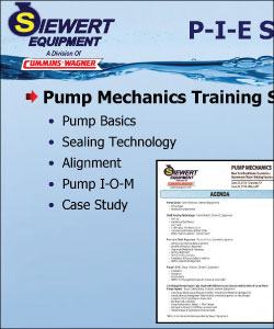 Example of Pump mechanics training seminar agenda