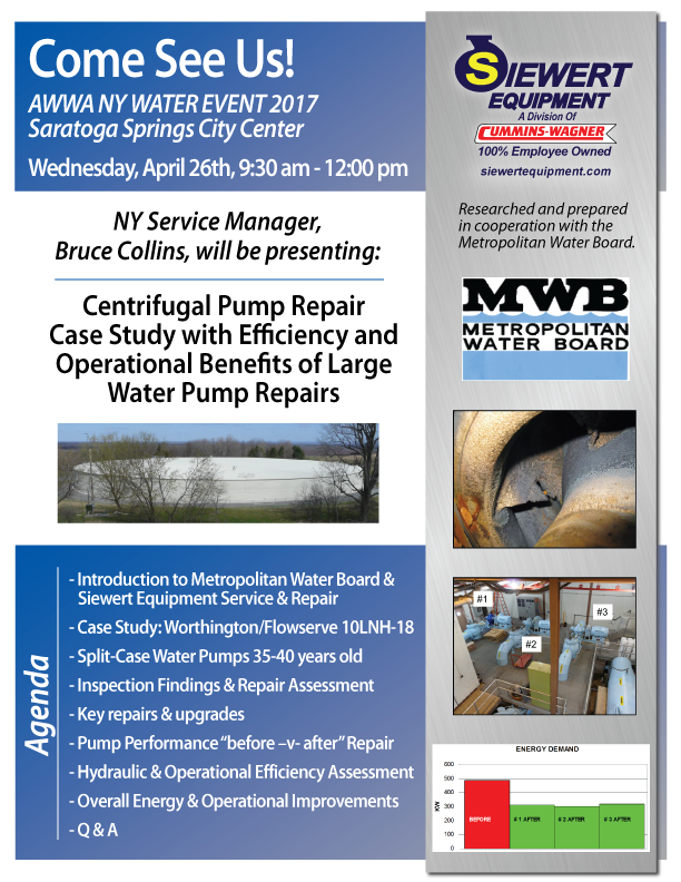 Centrifugal Pump Repair Case Study with Efficiency and Operational Benefits of Large Water Pump Repairs