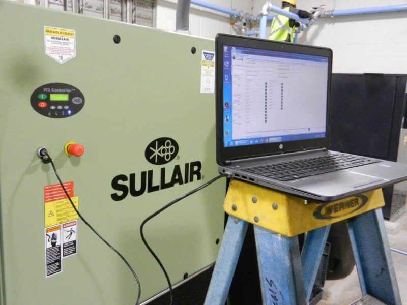 Cummins-Wagner startup of Sullair air compressor in Baltimore Maryland area