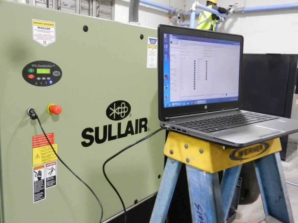 Cummins-Wagner service department performs Sullair air compressor startup