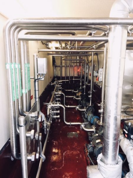 Stainless Steel Process Piping installed by Cummins-Wagner-Florida