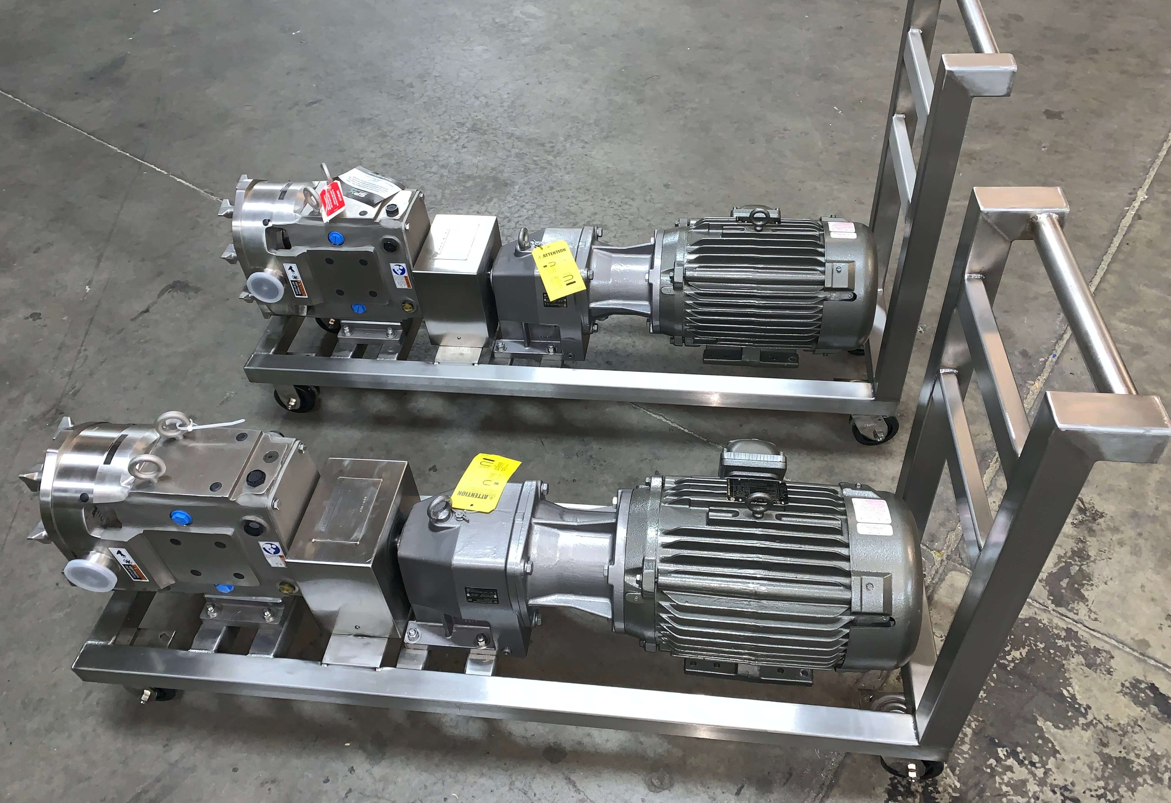 SPX Flow Sanitary Pump Carts done by Cummins-Wagner-Florida