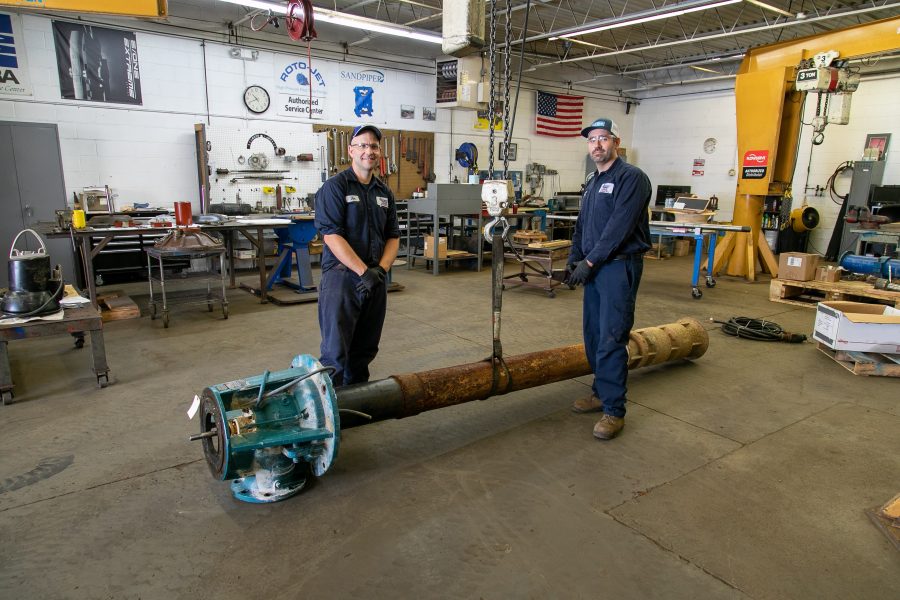 Pump repair 2025 shop